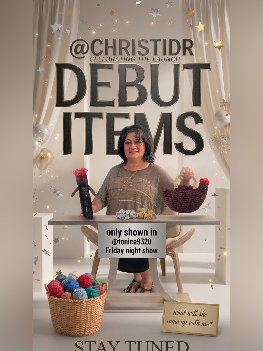 Crochet Debut Items Seen In @Tonice9320 Friday Show
